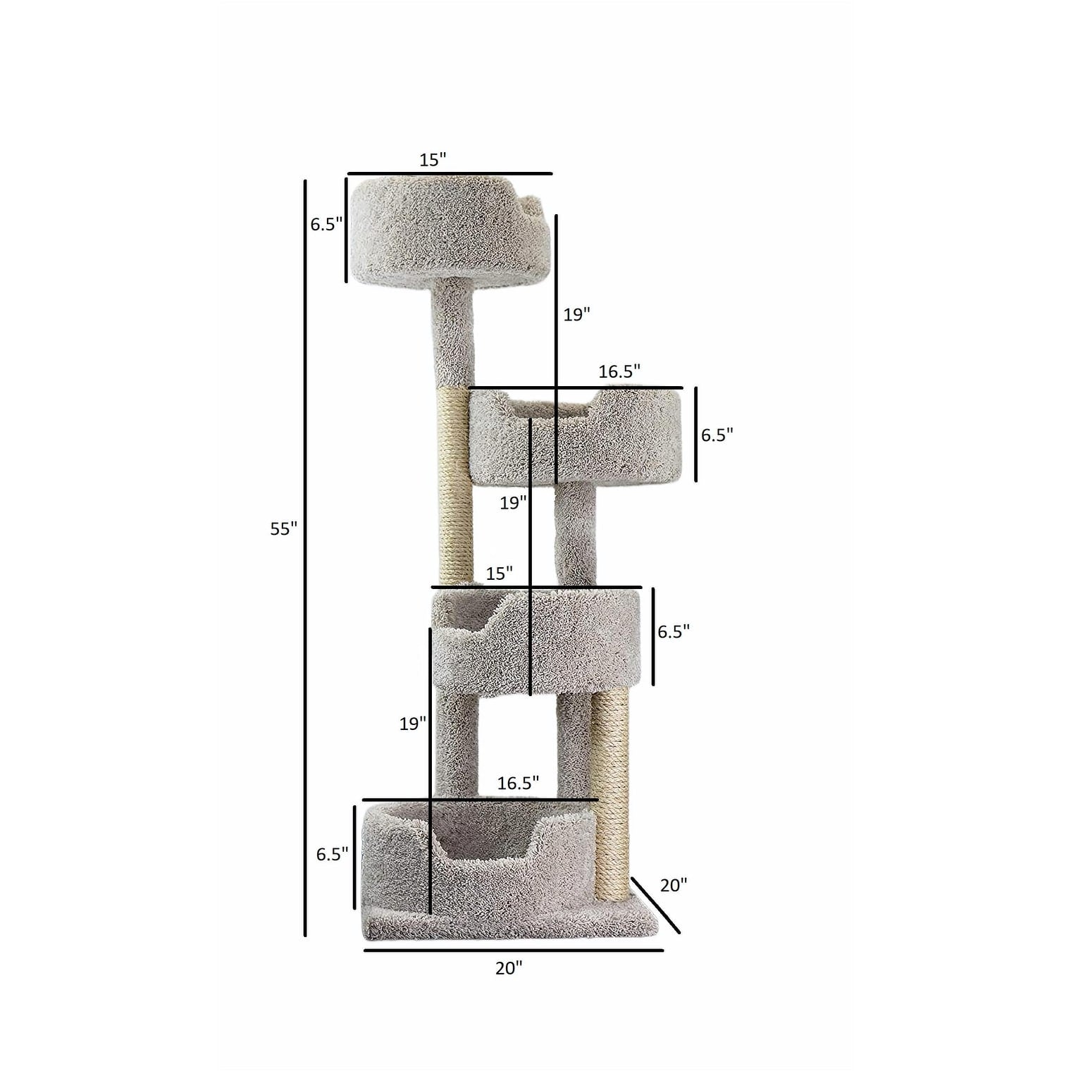 New Cat Condos Multi-Level Cat Tower
